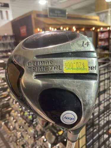 Orlimar TriMetal Steel 14° Golf Fairway 5 Wood Regular Flex Graphite Shaft