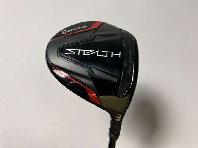 TaylorMade Stealth 3 Fairway Wood 15* Mitsubishi Chemical C6 Red 70g Regular RH