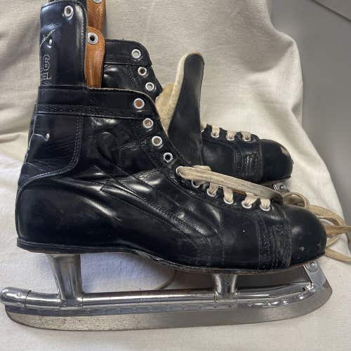 Men’s Size 10 Vintage Franklin Pro Model Derek Sanderson Ice Hockey Skates