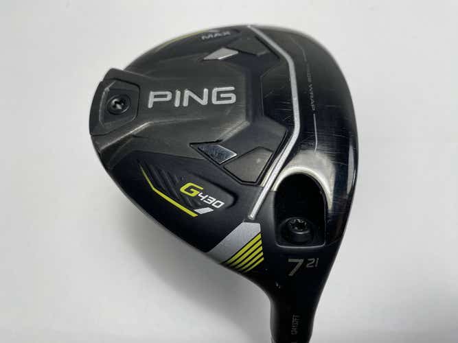 Ping G430 Max 7 Fairway Wood 21* Alta CB Regular Graphite Mens RH Oversize Grip