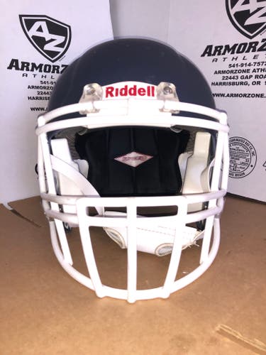 USED RIDDELL SPEED ADULT HELMET - MEDIUM - FLAT NAVY