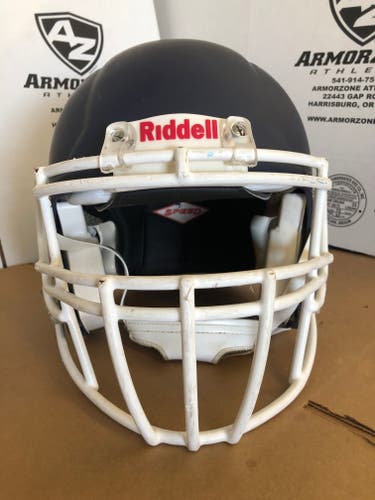 USED RIDDELL SPEED ADULT HELMET - LARGE - FLAT NAVY