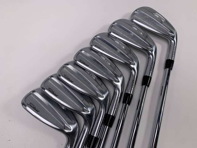 Titleist 2021 T100 Iron Set 4-PW KBS $-Taper Lite 100g Stiff Steel Mens RH