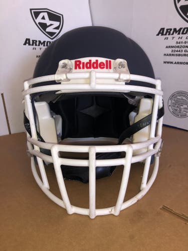 USED RIDDELL SPEED ADULT HELMET - MEDIUM - FLAT NAVY