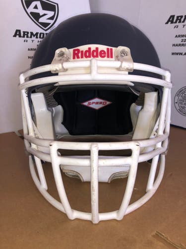 USED RIDDELL SPEED ADULT HELMET - MEDIUM - FLAT NAVY