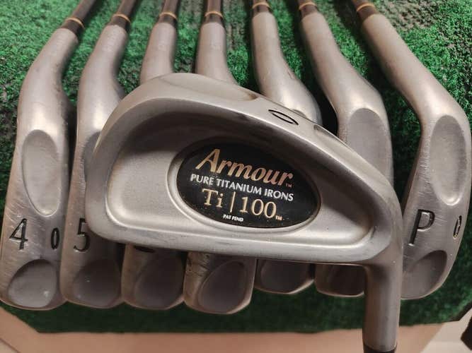 Tommy Armour Ti 100 Golf Iron Set 3-PW Graphite Shaft Regular Flex