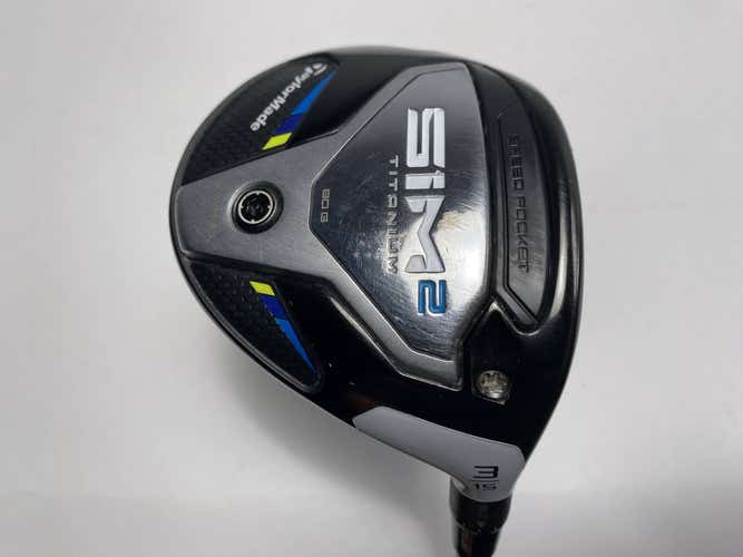 TaylorMade SIM2 Titanium 3 Wood 15* Project X HZRDUS RDX Smoke 6.5 X-Stiff RH