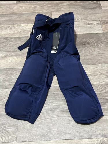 Adidas Climalite Full Integrated Football Pants Navy Men’s Size Large 690PA New