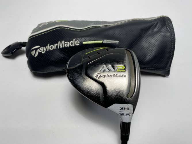 TaylorMade 2019 M2 3 Fairway Wood 16.5* REAX Regular Graphite RH HC Midsize Grip