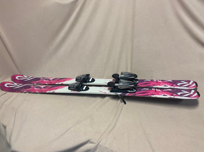 Used Unisex K2 146 cm All Mountain Magicstar Skis With Bindings
