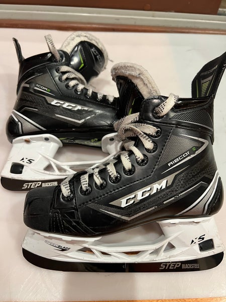 CCM Ribcor 76k Hockey Skates - Size 3 - STEP Blacksteel