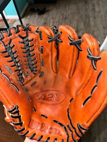 Used  Pitcher's 11.75" A2K Baseball Glove