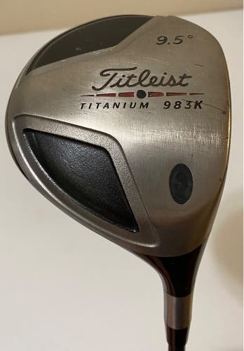 Titleist 983K 9.5 Degree Titanium RH Driver Graphite S-Flex YS-9.1 Golf Club
