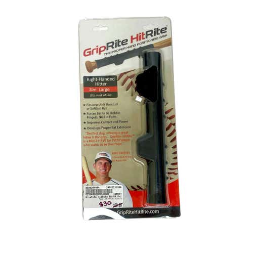 Used Grip Rite Hit Rite Batting Grip Trainer Rh Lg New Condition