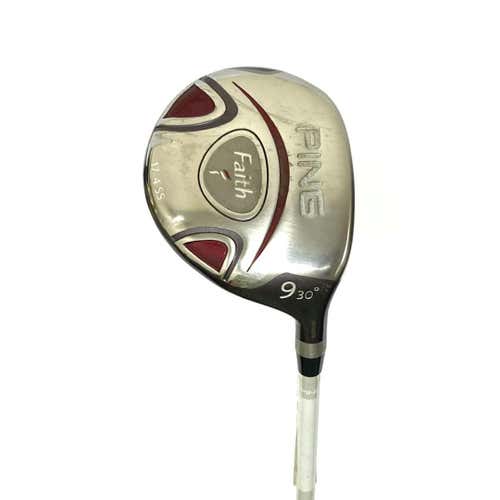 Used Ping Faith Women's Right 9 Wood Ladies Flex Graphite Shaft