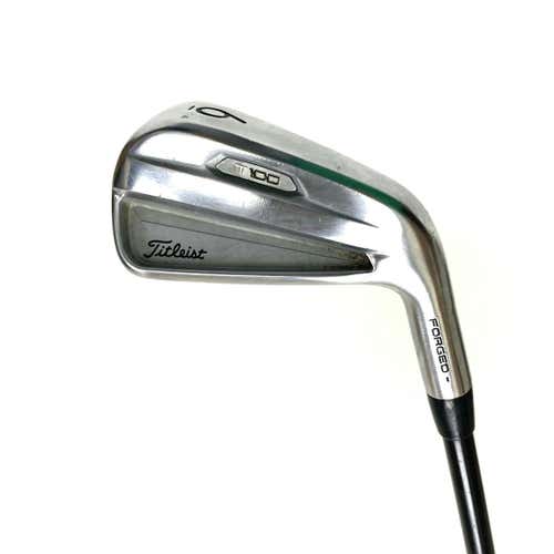 Used Titleist T100 2021 Men's Right 6 Iron Stiff Flex Graphite Shaft