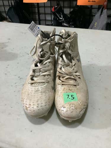Used Under Armour Senior 7.5 Lacrosse Cleats
