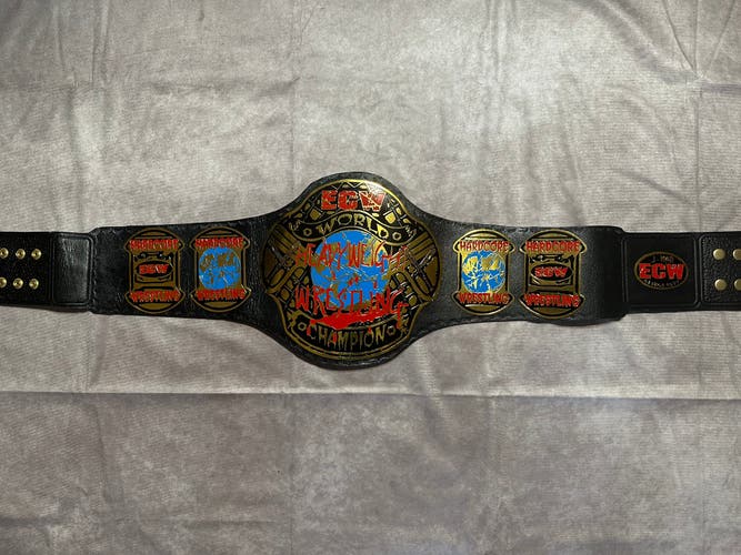 ECW Hardcore World Heavyweight Wrestling championship Belt 2mm not authentic