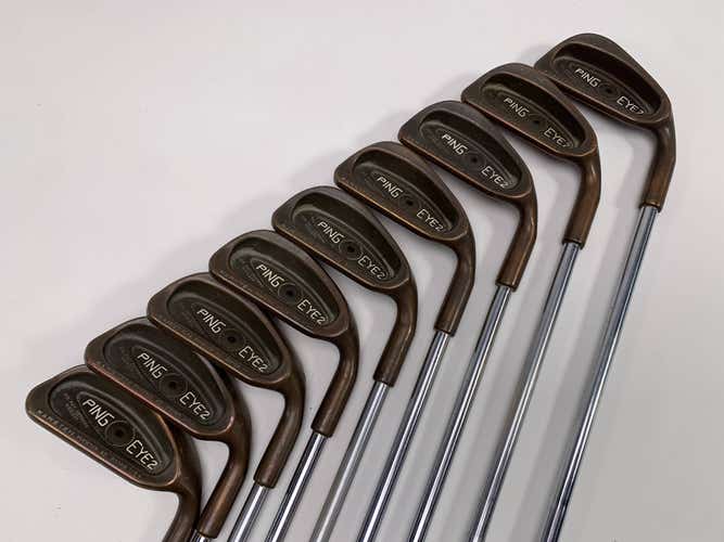 Ping Eye 2 Beryllium Copper Iron Set 2-PW Black Dot Karsten Regular Steel RH