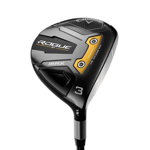 CALLAWAY ROGUE ST MAX FAIRWAY 3HL WOOD GRAPHITE STIFF MITSUBISHI TENSEI AV BLUE 65 GRAPHITE