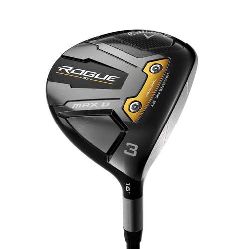 LEFT HANDED CALLAWAY ROGUE ST MAX D FAIRWAY 5 WOOD GRAPHITE STIFF MITSUBISHI TENSEI AV BLUE 65 GRAP