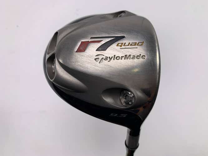 TaylorMade R7 Quad Driver 9.5* Aldila NV Green 65g Stiff Graphite Mens RH