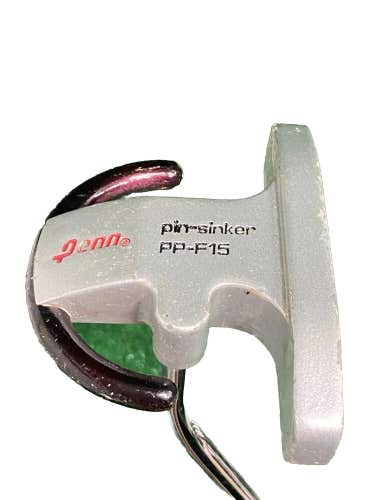 PENN Pin-Seeker PP-F15 Mallet Putter Steel 34.5 Inch Good Condition Nice Grip RH