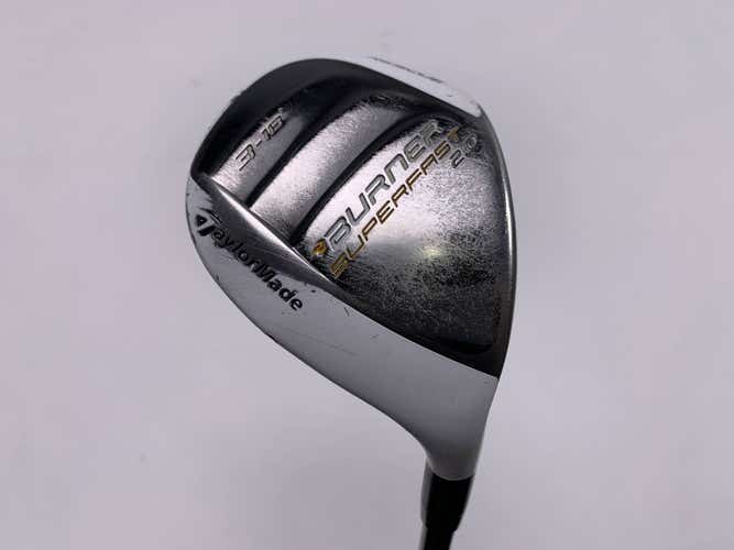 TaylorMade Burner Superfast 2.0 3 Hybrid 18* REAX 60g Stiff Graphite Mens RH