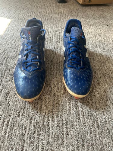 Blue Used Men's High Top Molded Cleats Compv1