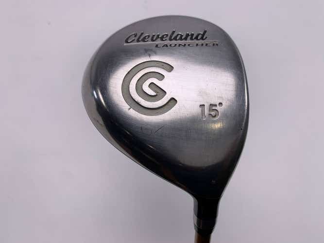 Cleveland Launcher 3 Fairway Wood 15* Launcher Gold 65g Stiff Graphite Mens RH