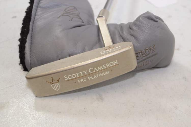 Titleist 1999 Scotty Cameron Pro Platinum Newport Mid Slant 35" Putter  #177852