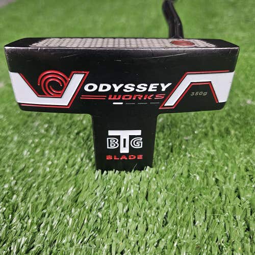 Odyssey Works Big T Blade 35” Putter Golf Club Right Handed No Headcover