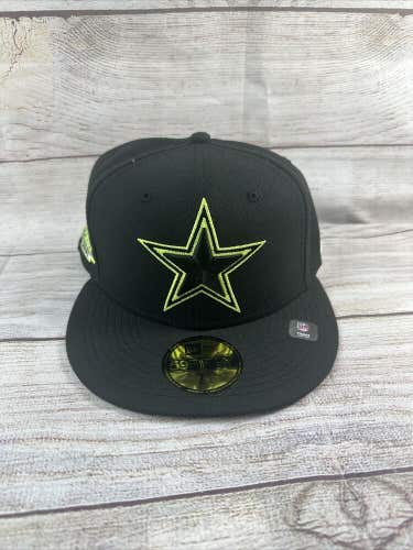 Dallas Cowboys New Era Volt 9FIFTY Snapback Hat Cap 2024 NFL Neon Green 7 1/2