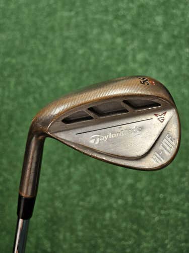 LH TaylorMade MG Hi Toe Wedge 56° 10° KBS Hi Rev 2.0 115 Steel Shaft