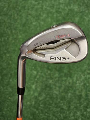 LH Ping Tour S Wedge 47° 10° Black Dot Steel Shaft Unknown Flex