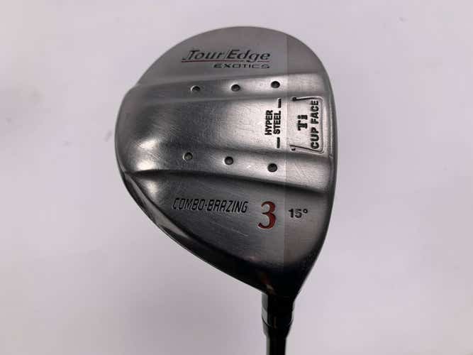 Tour Edge Exotics 3 Fairway Wood 15* Aldila NV Exotics 65g Regular Graphite RH