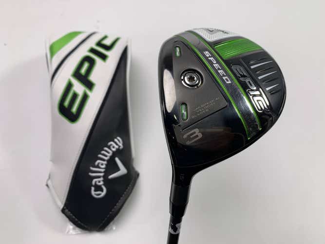 Callaway EPIC Speed 3 Fairway Wood 15* Project X HZRDUS Smoke iM10 6.0 Stiff LH