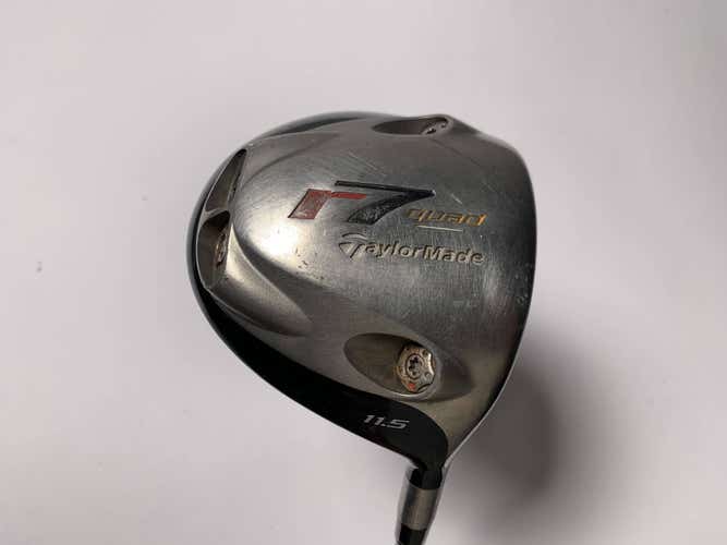 TaylorMade R7 Quad Driver 11.5* MAS2 65g Stiff Graphite Mens RH