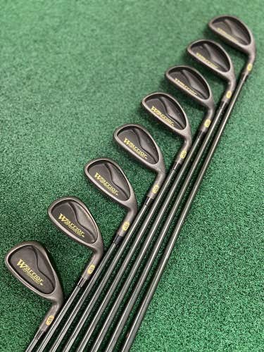 Warrior TCP Technology Black Gunmetal Iron Set 3-PW MRH Regular Flex Graphite