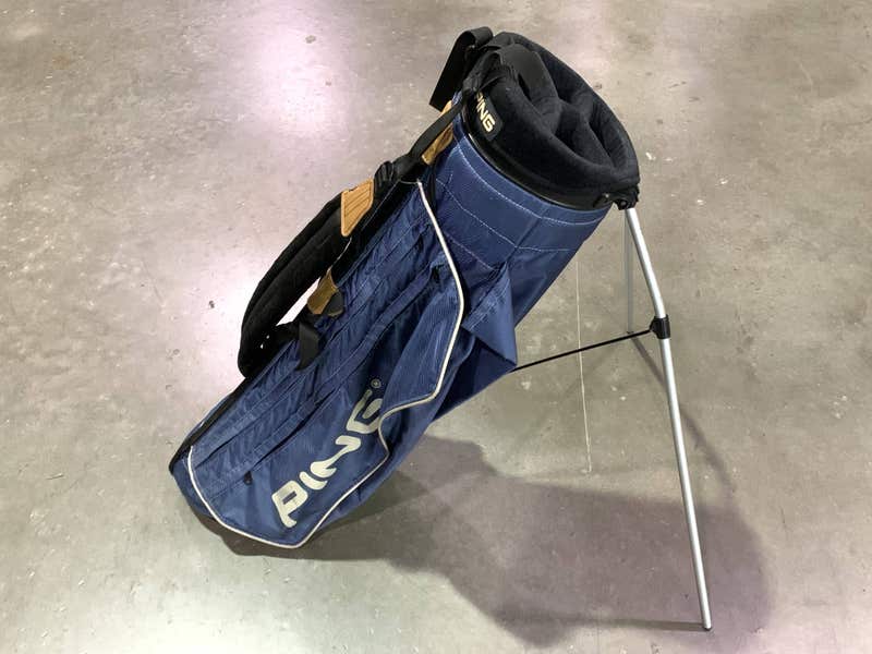 Ping Stand Bag Blue 4-Way Divide Dual Strap Golf Bag