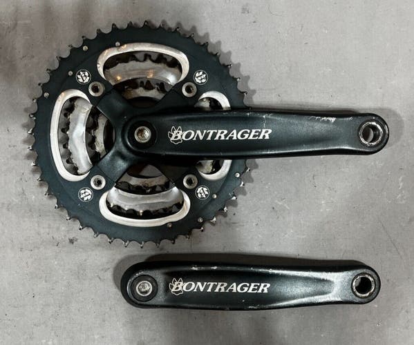 Bontrager Comp 175mm 44/32/22 3x9 Speed Aluminum/Steel Mtn Bike Triple Crankset