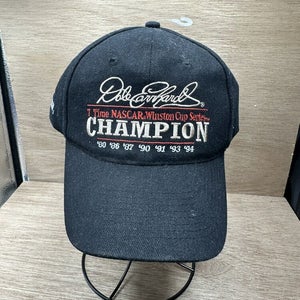 Vintage 90s Dale Earnhardt 7 Time Champion Strapback Hat Dad Hat