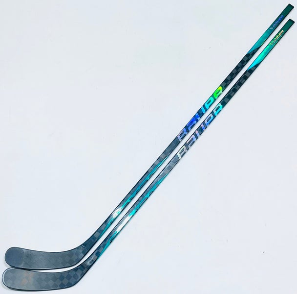 2 Pack Custom Green Bauer Nexus SYNC (2N Pro Build) Hockey Stick-RH-82 Flex-P92-Grip