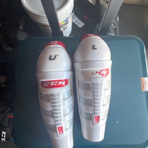 Hockey player shin guards youth ccm