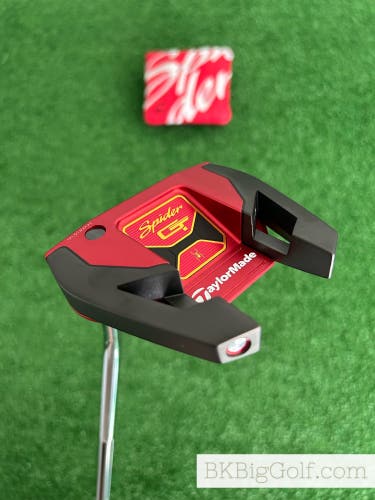 LH Taylormade Spider GT Red 35” Putter + Headcover