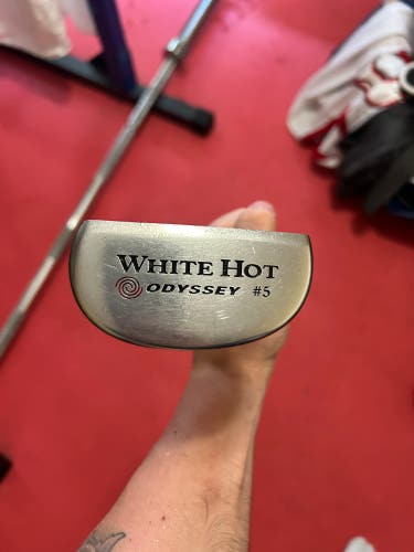 Used Men's Mallet Right Handed 35" White Hot 5 Putter