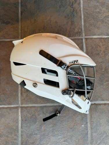 White Used Youth Cascade CS-R Youth Helmet