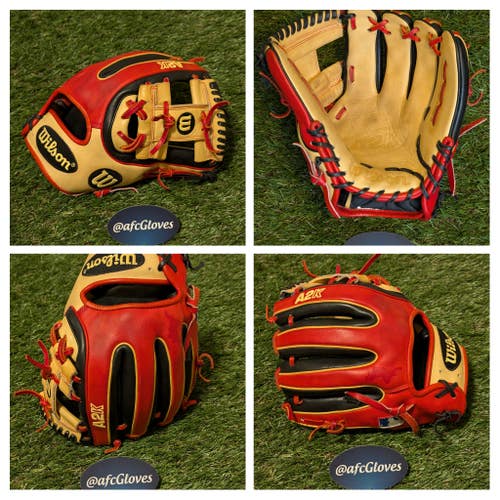 Used 2015 Right Hand Throw Wilson Infield A2K Datdude Baseball Glove 11.5"