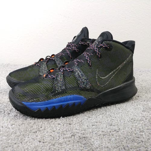 Nike Kyrie 7 Grind Boys 6.5Y Shoes Basketball Sneakers CT4080-007 Black Blue