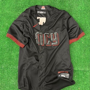 Black New Medium Men's Nike City Connect Flex Base Stitched Baseball Jersey  (Elly De La Cruz)
